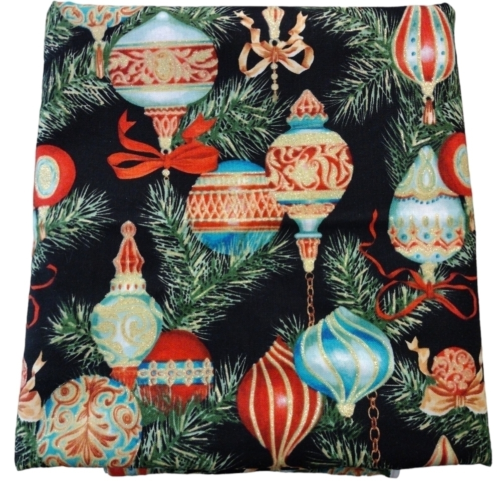 1.75 Yards Holiday Glitter Fabric